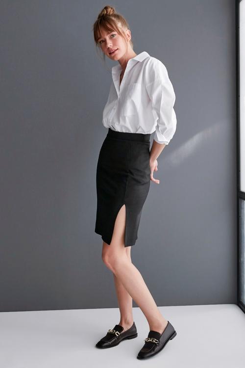  YIRTMAÇ DETAYLI KALEM ETEK