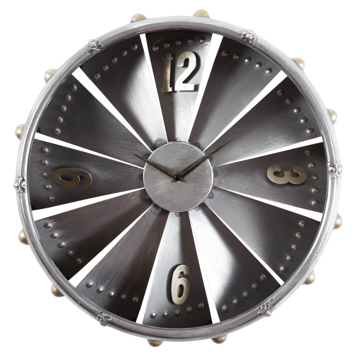 VARIATIONS DUVAR SAATİ - GRİ - 40X9,5X40 CM