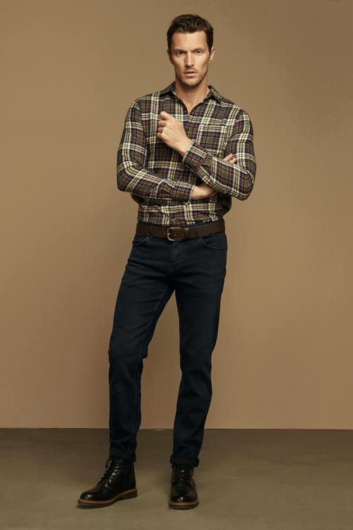  INDİGO RENK JEAN PANTOLON