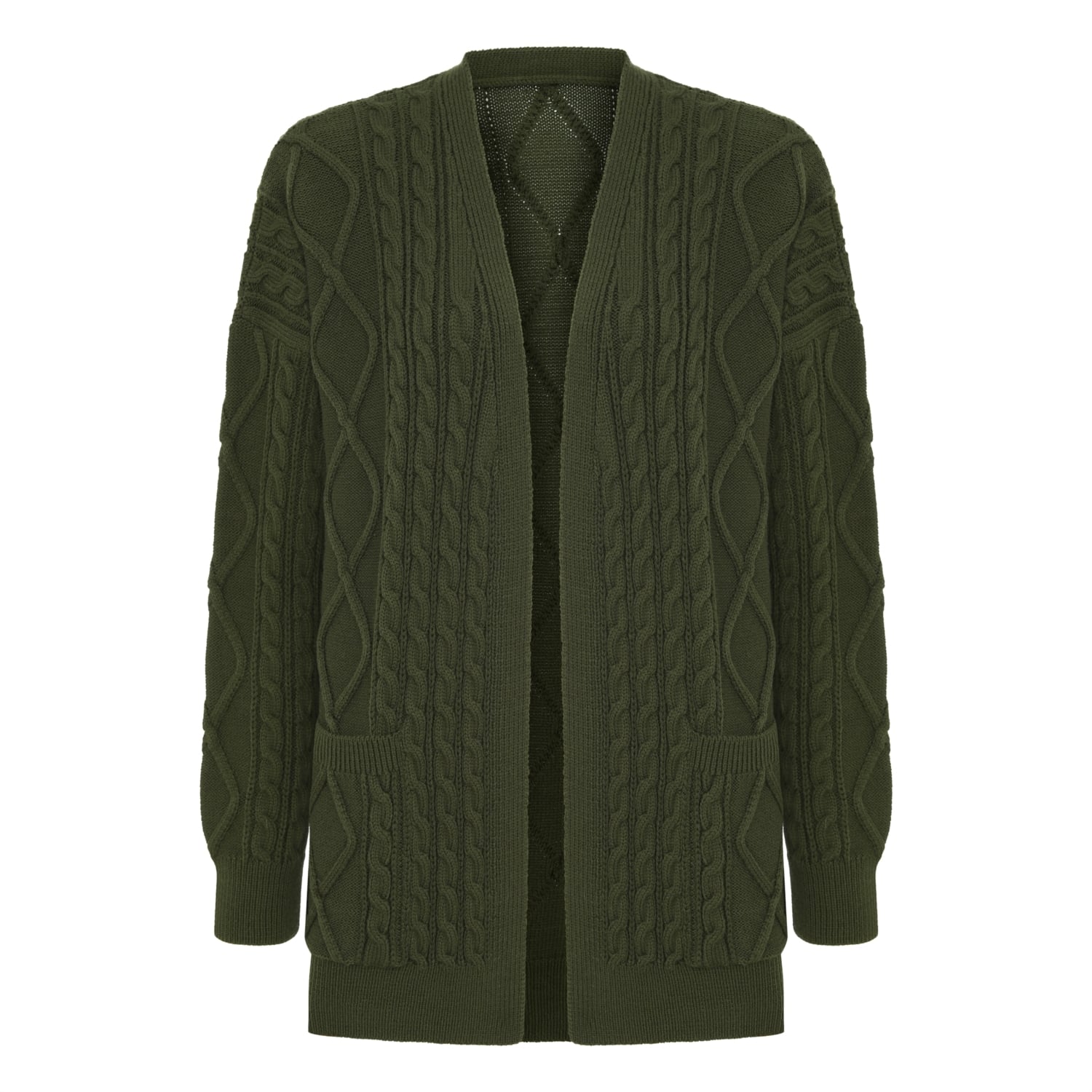 ŞAÇ ÖRGÜLÜ TRİKO HIRKA