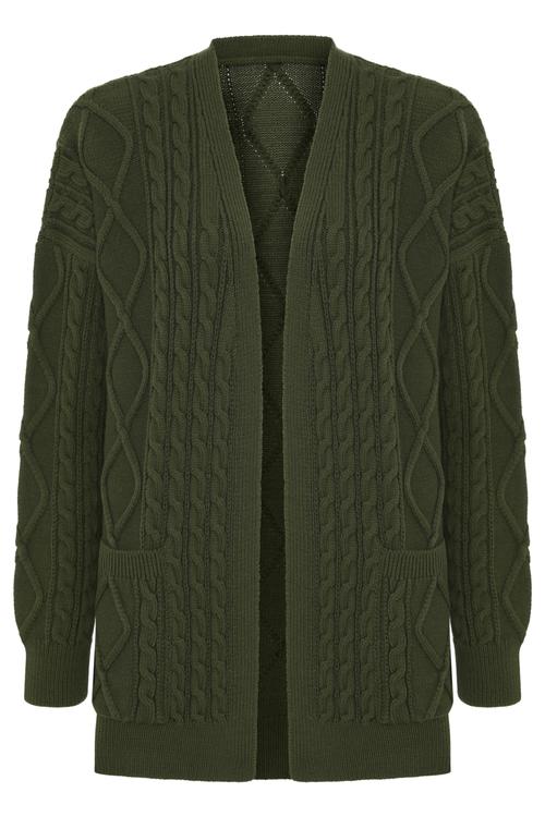  ŞAÇ ÖRGÜLÜ TRİKO HIRKA