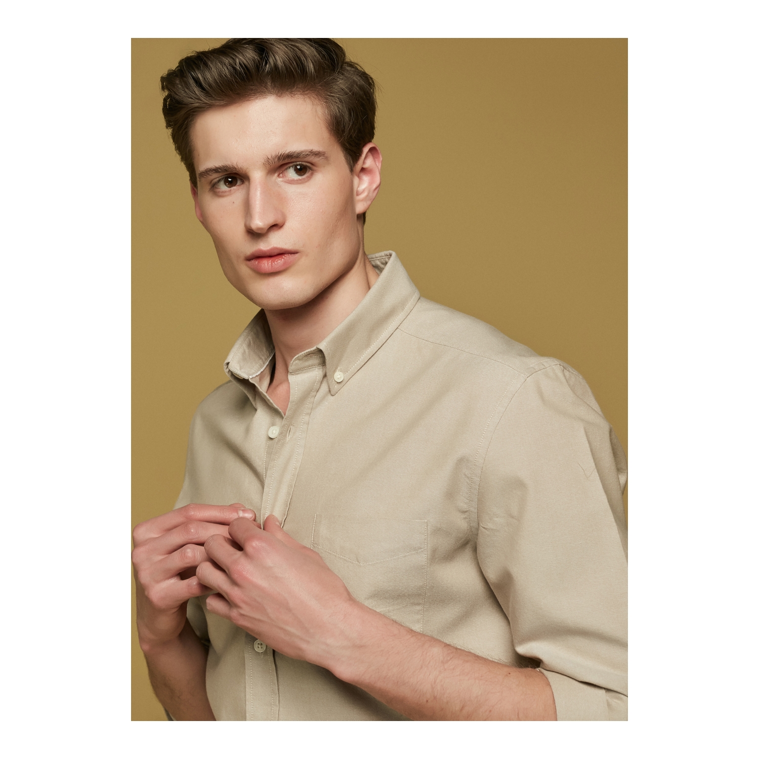 REGULAR FIT OXFORD PAMUK GÖMLEK