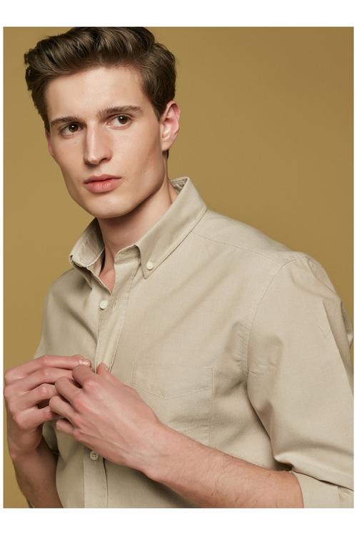  REGULAR FIT OXFORD PAMUK GÖMLEK