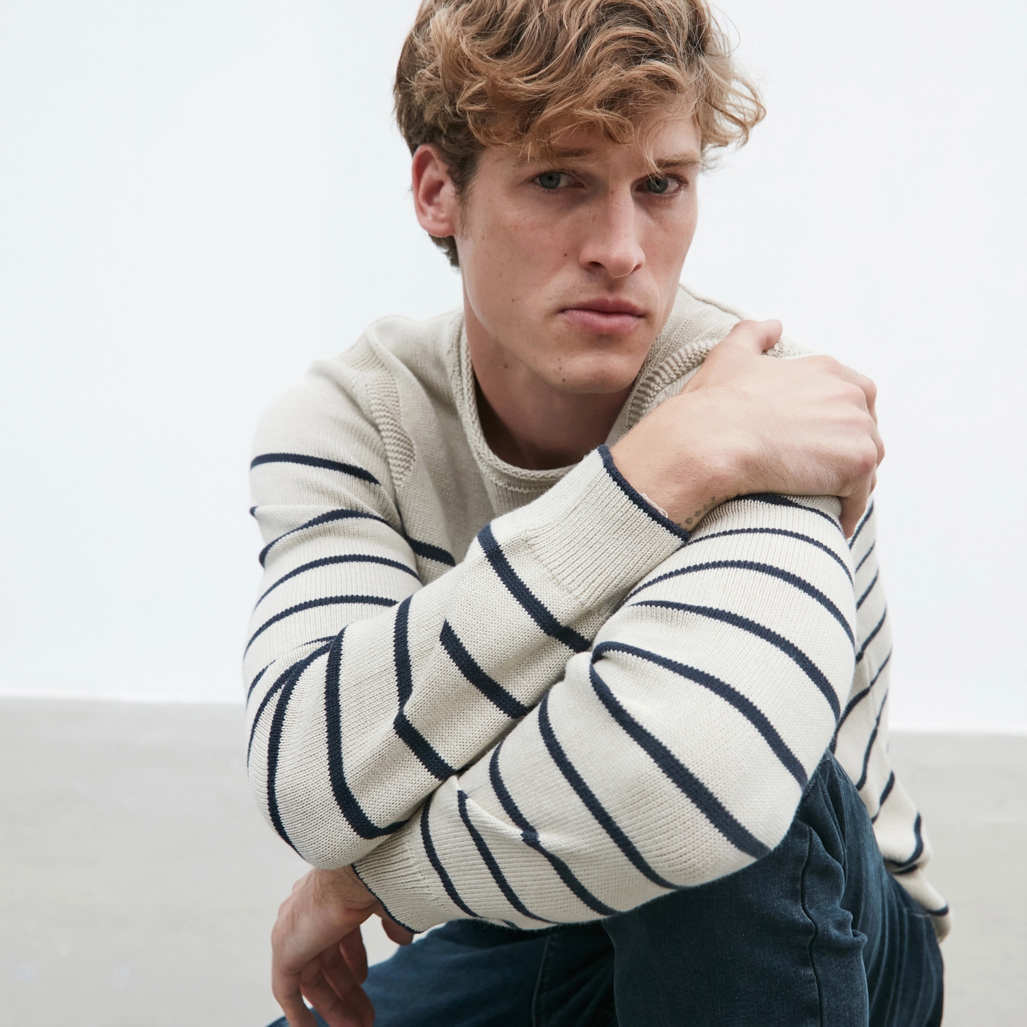 ÇİZGİLİ TRİKO KAZAK