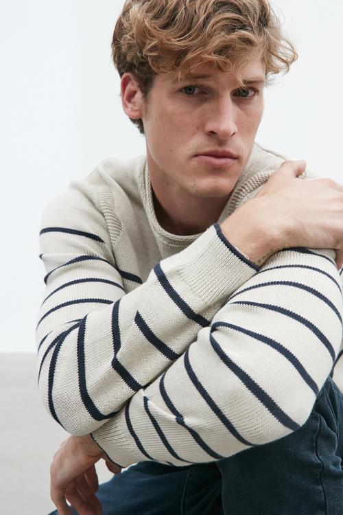  ÇİZGİLİ TRİKO KAZAK