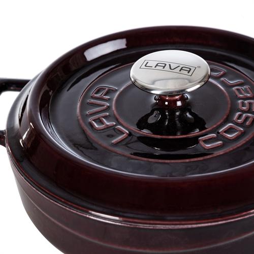  LAVA YAYVAN DÖKÜM TENCERE MOR 24 CM