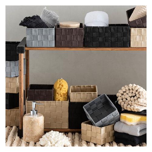  ORGANİZER SEPET GRİ 19X14X9CM