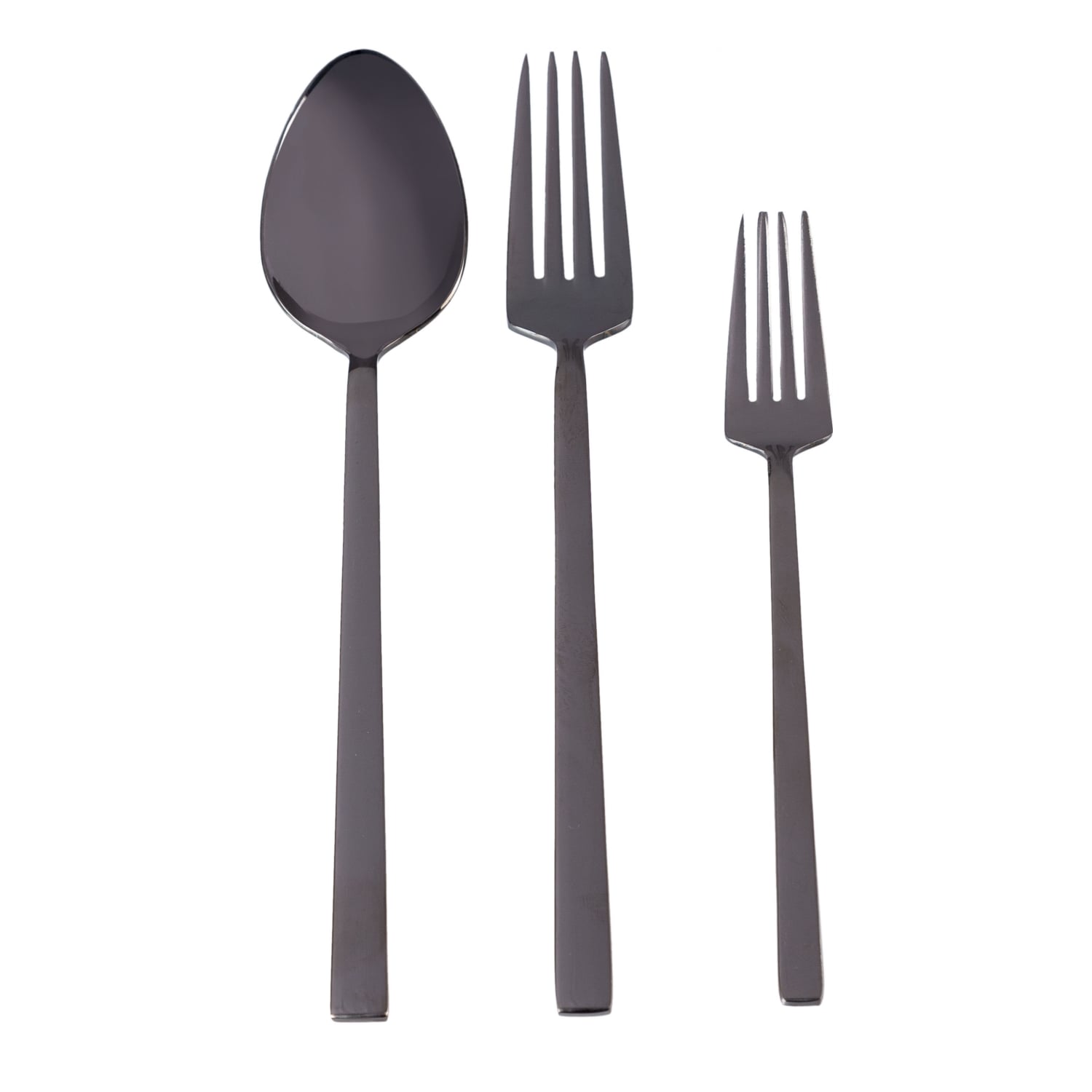 LINEA ÇATAL KAŞIK BIÇAK TAKIMI 24 PARÇA SİYAH