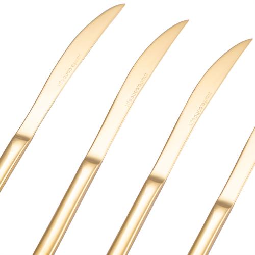  GRACE TATLI BIÇAĞI SETİ 4 PARÇA - GOLD