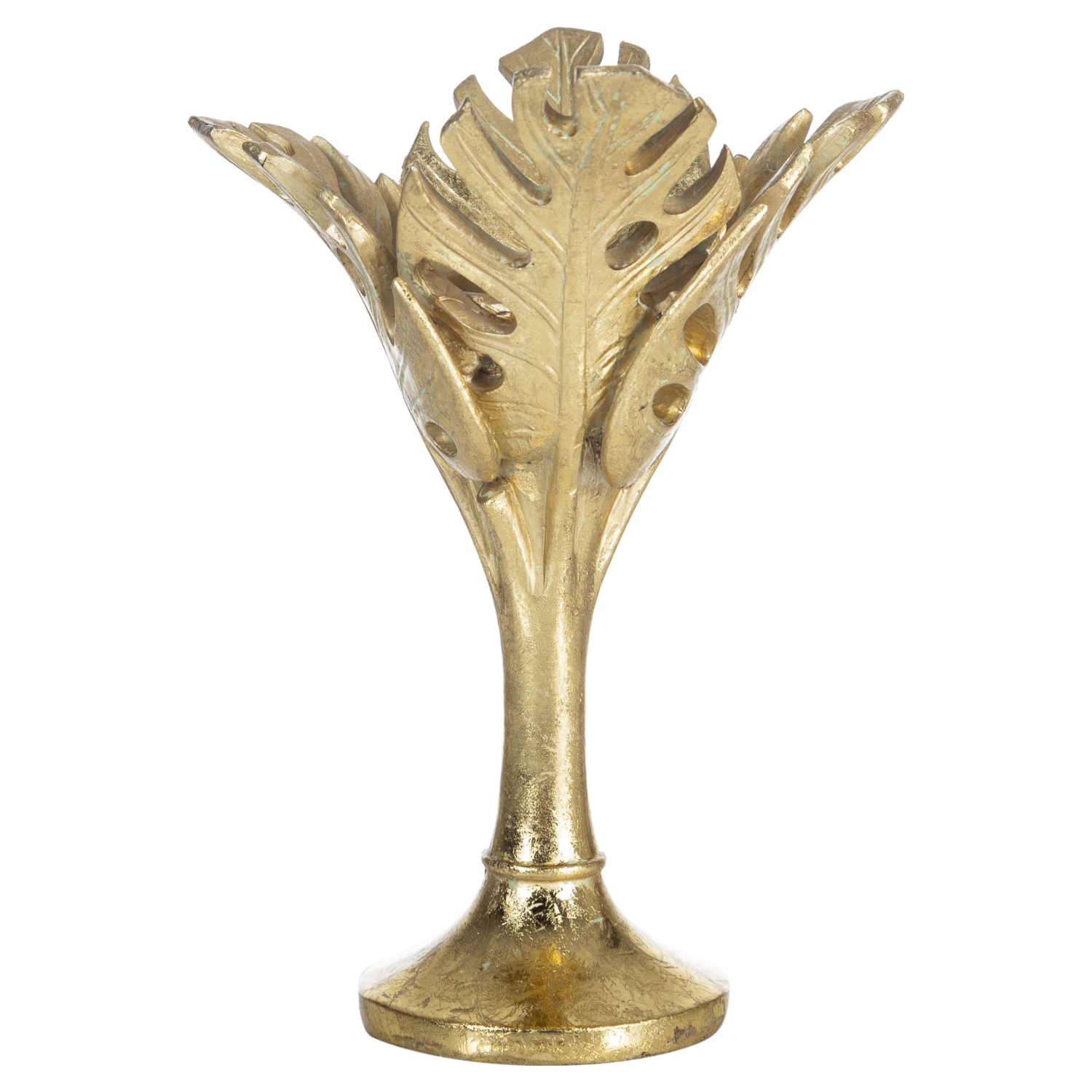 FOLIA GOLD TEALIGHT MUMLUK 14X12X20CM