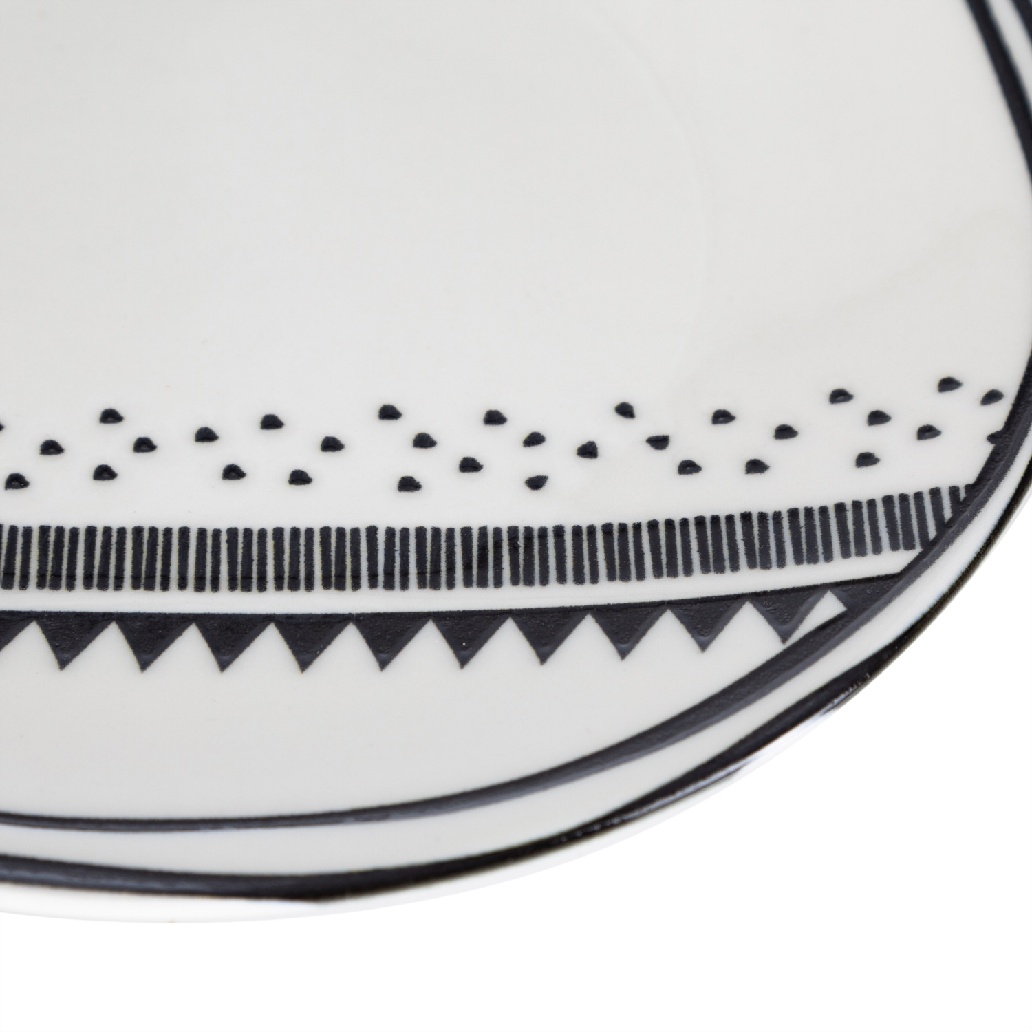 BLACK CHIC PASTA TABAĞI SETİ 6LI - 21 CM