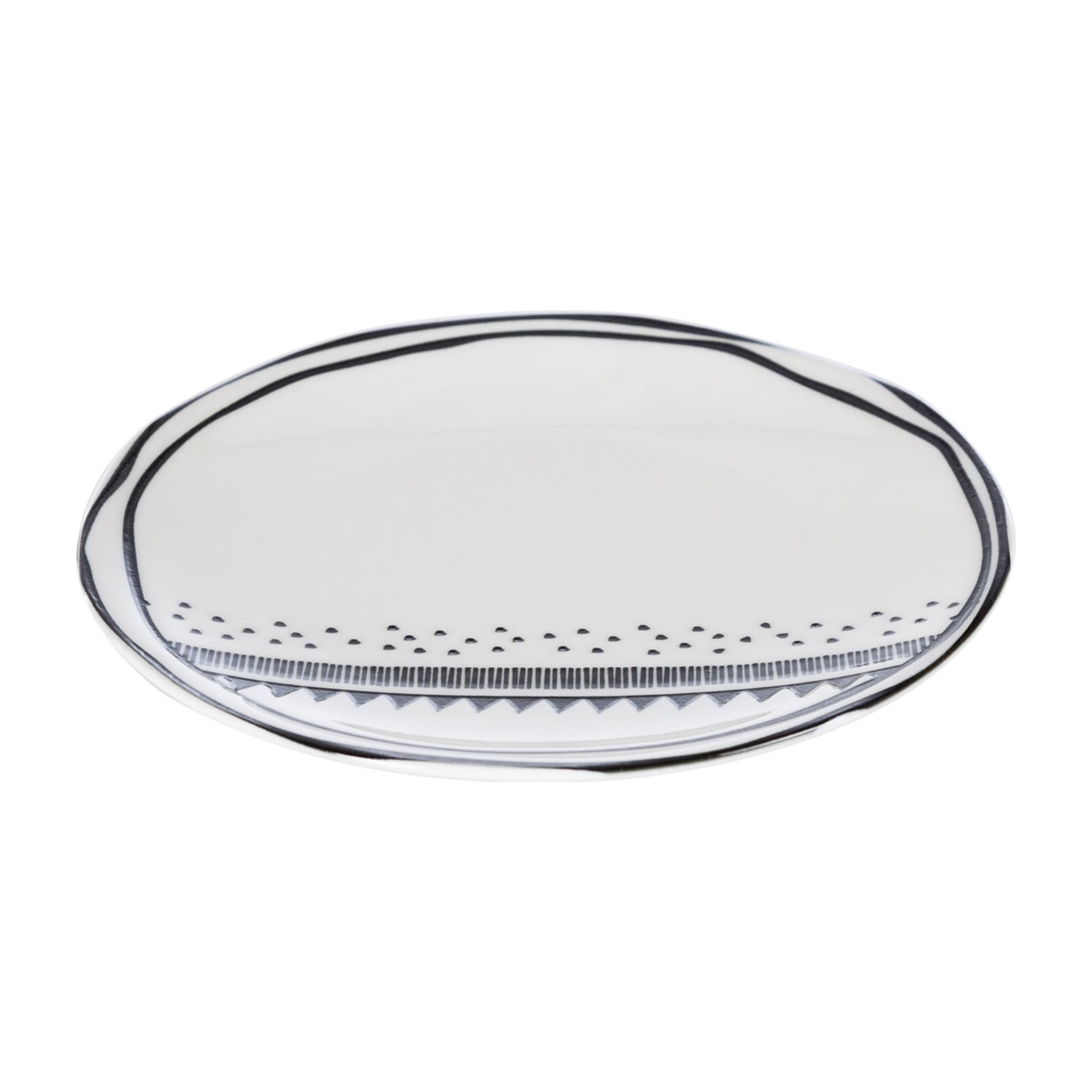 BLACK CHIC PASTA TABAĞI SETİ 6LI - 21 CM