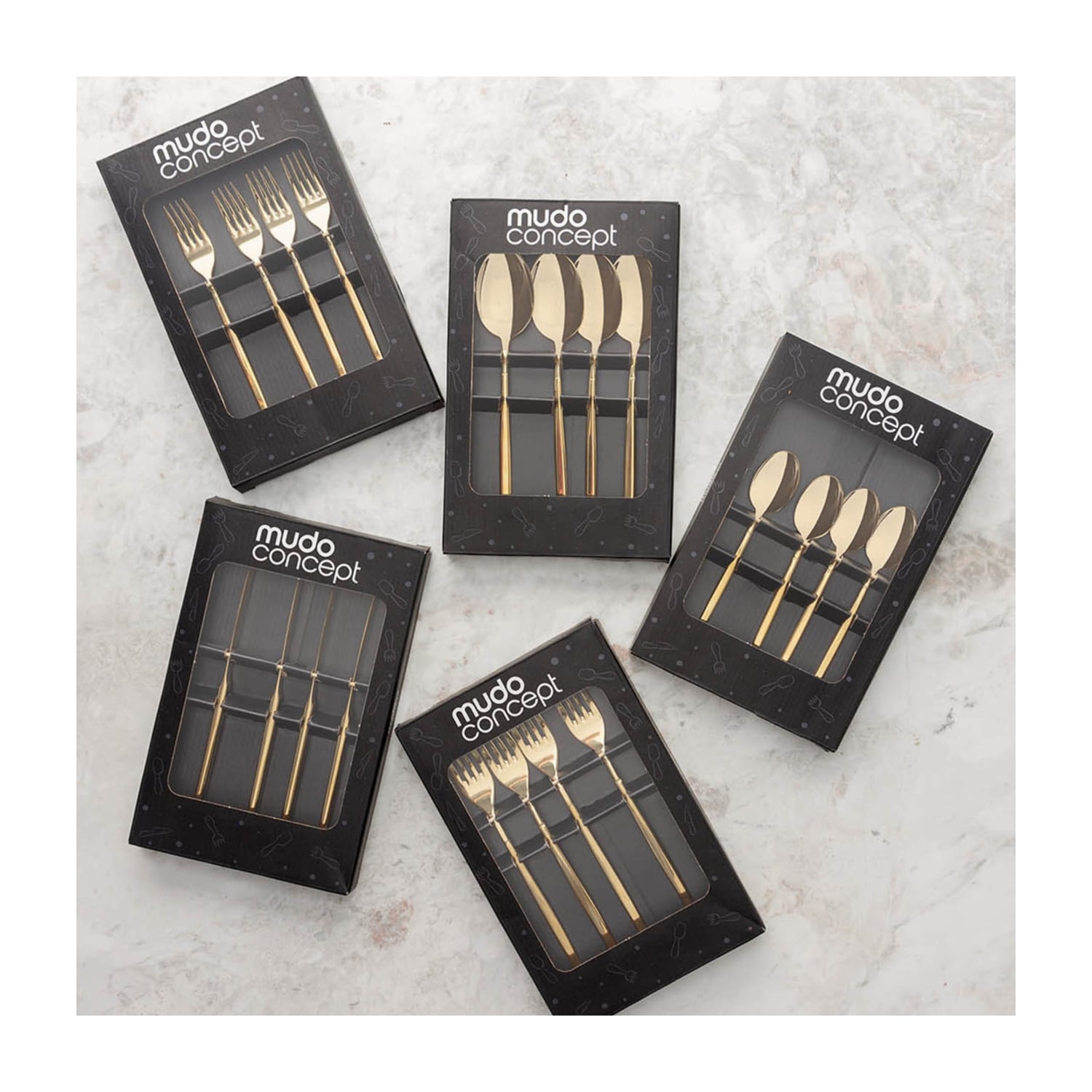 GRACE YEMEK BIÇAĞI SETİ 4 PARÇA - GOLD