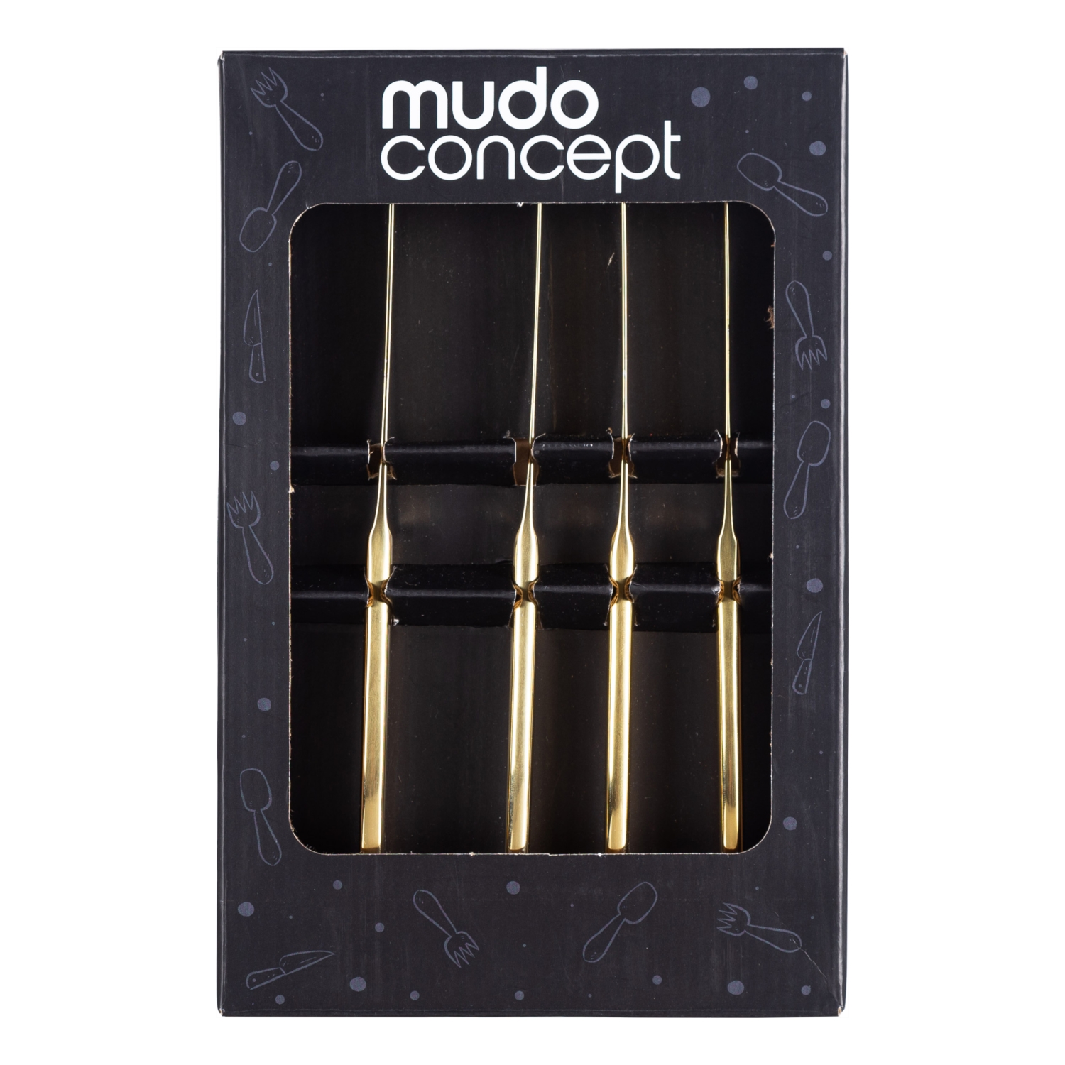 GRACE YEMEK BIÇAĞI SETİ 4 PARÇA - GOLD