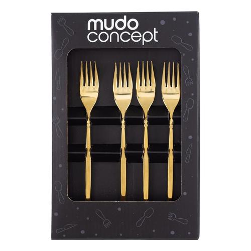  GRACE TATLI ÇATALI SETİ 4 PARÇA - GOLD