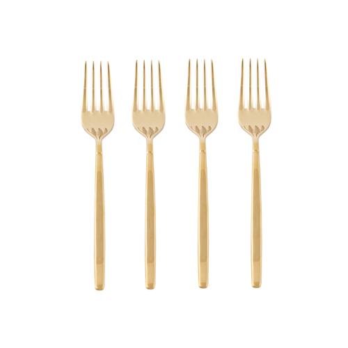  GRACE TATLI ÇATALI SETİ 4 PARÇA - GOLD