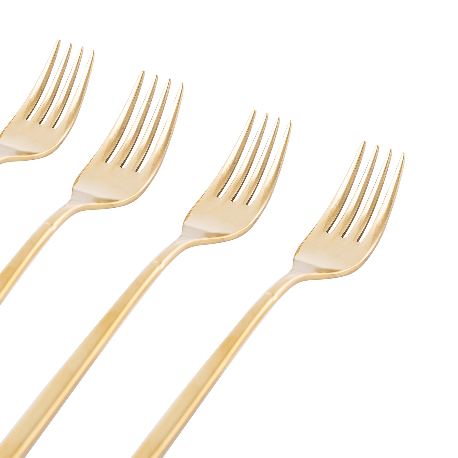 GRACE TATLI ÇATALI SETİ 4 PARÇA - GOLD