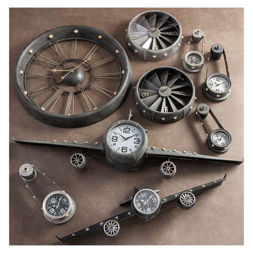  ANTIQUE DUVAR SAATİ GRİ 18,5X8,5X43,5 CM