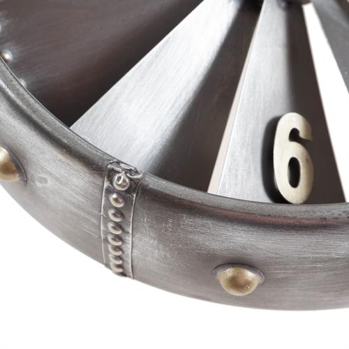  VARIATIONS DUVAR SAATİ - GRİ - 40X9,5X40 CM