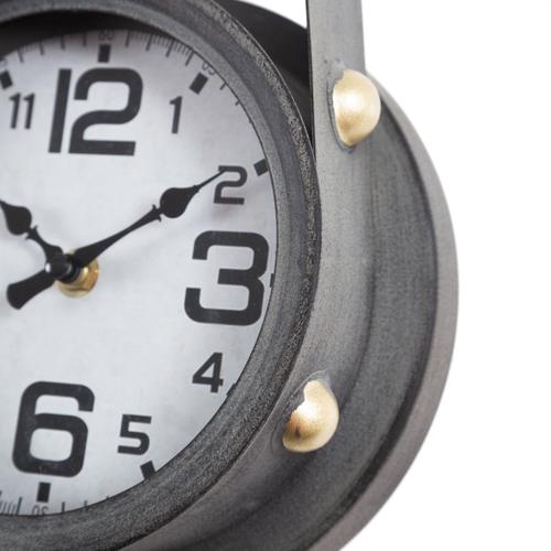  ANTIQUE DUVAR SAATİ GRİ 18,5X8,5X43,5 CM