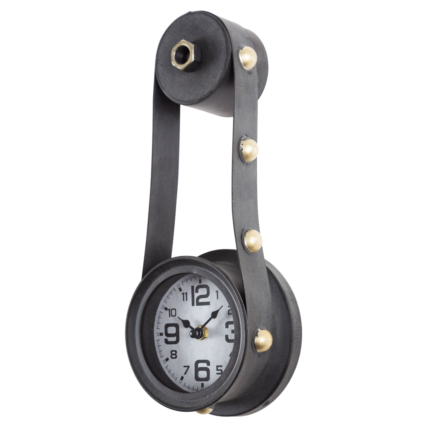 ANTIQUE DUVAR SAATİ GRİ 14,5X7,5X33,5 CM