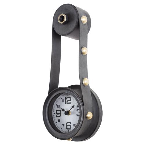  ANTIQUE DUVAR SAATİ GRİ 14,5X7,5X33,5 CM