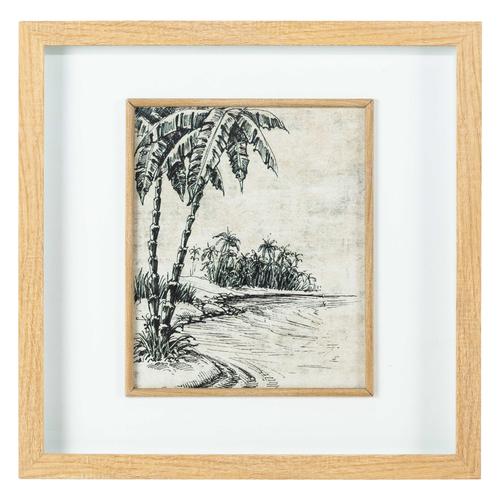  PALM ISLAND ÇERÇEVELİ PANO 42.5 CM