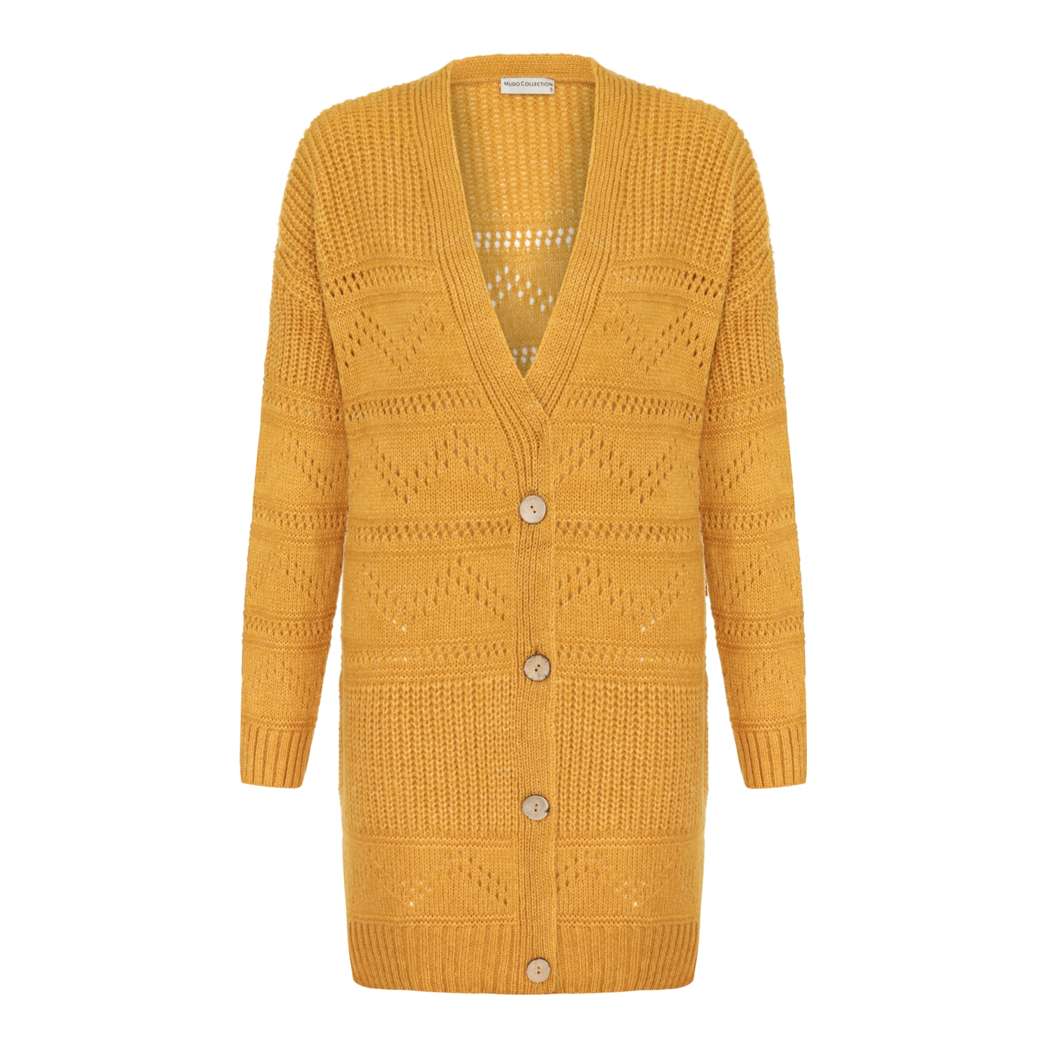 DELİKLİ V YAKA ÖRME HIRKA