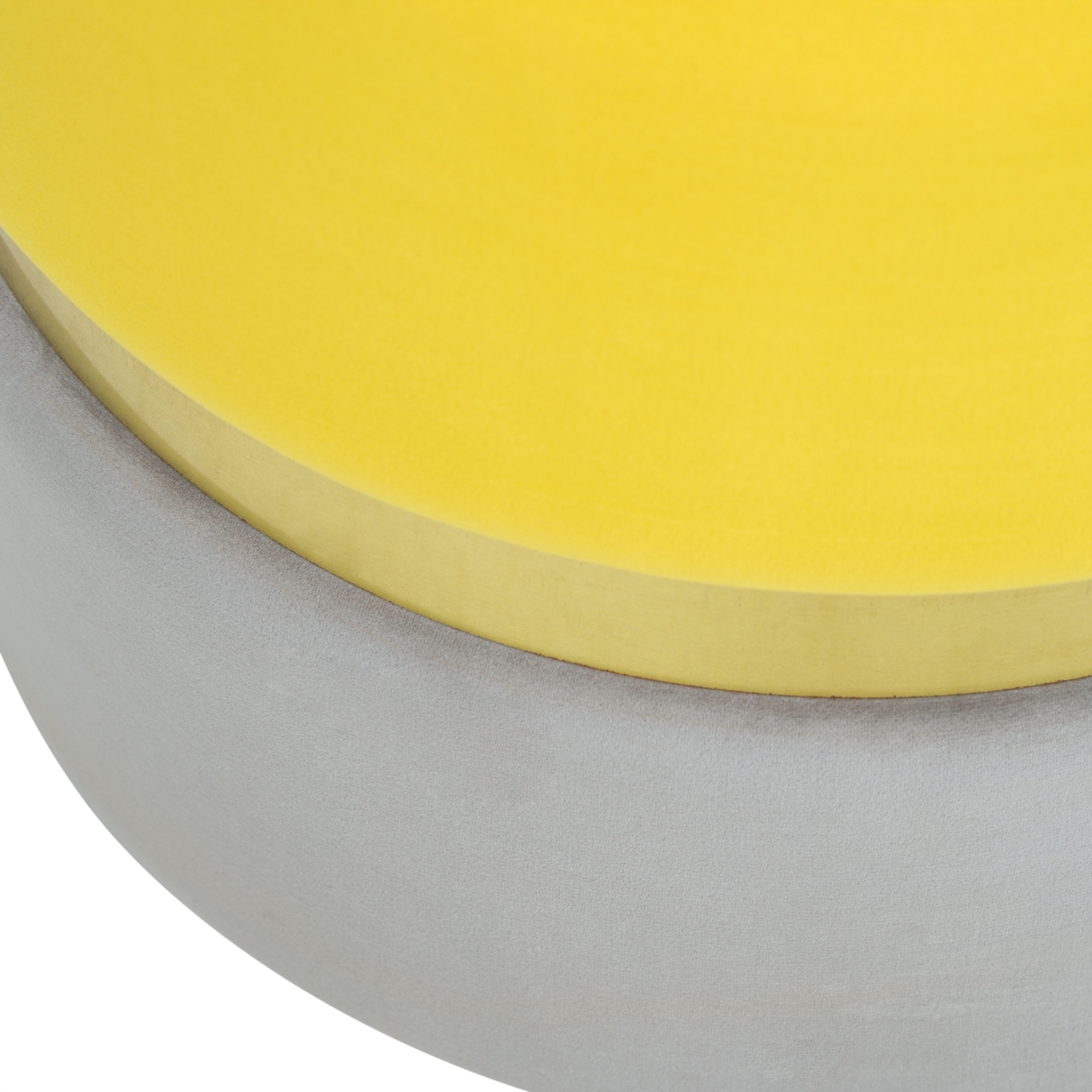 DEKO PUF SARI - GRİ