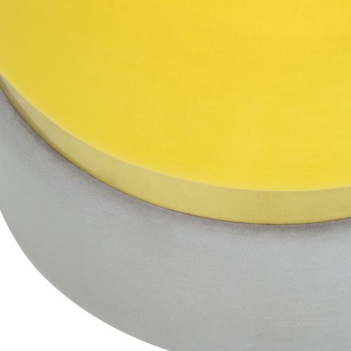  DEKO PUF SARI - GRİ