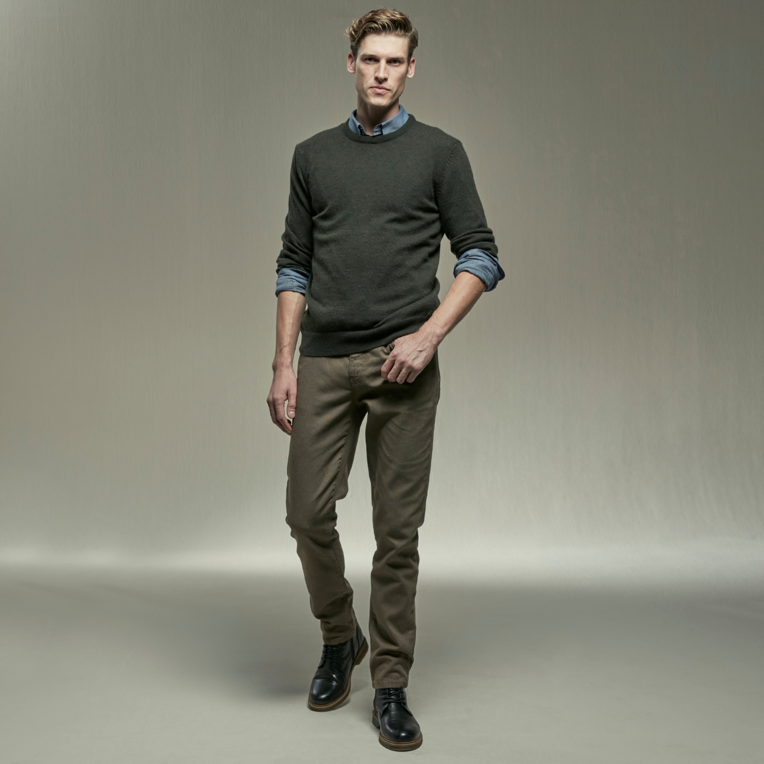 BİSİKLET YAKA KAZAK