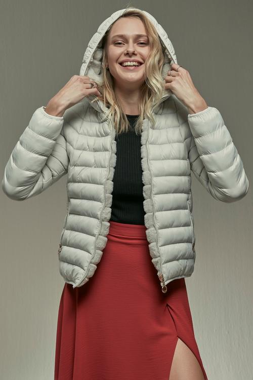  ÇİFT TARAFLI SUNİ KÜRK MONT CEKET