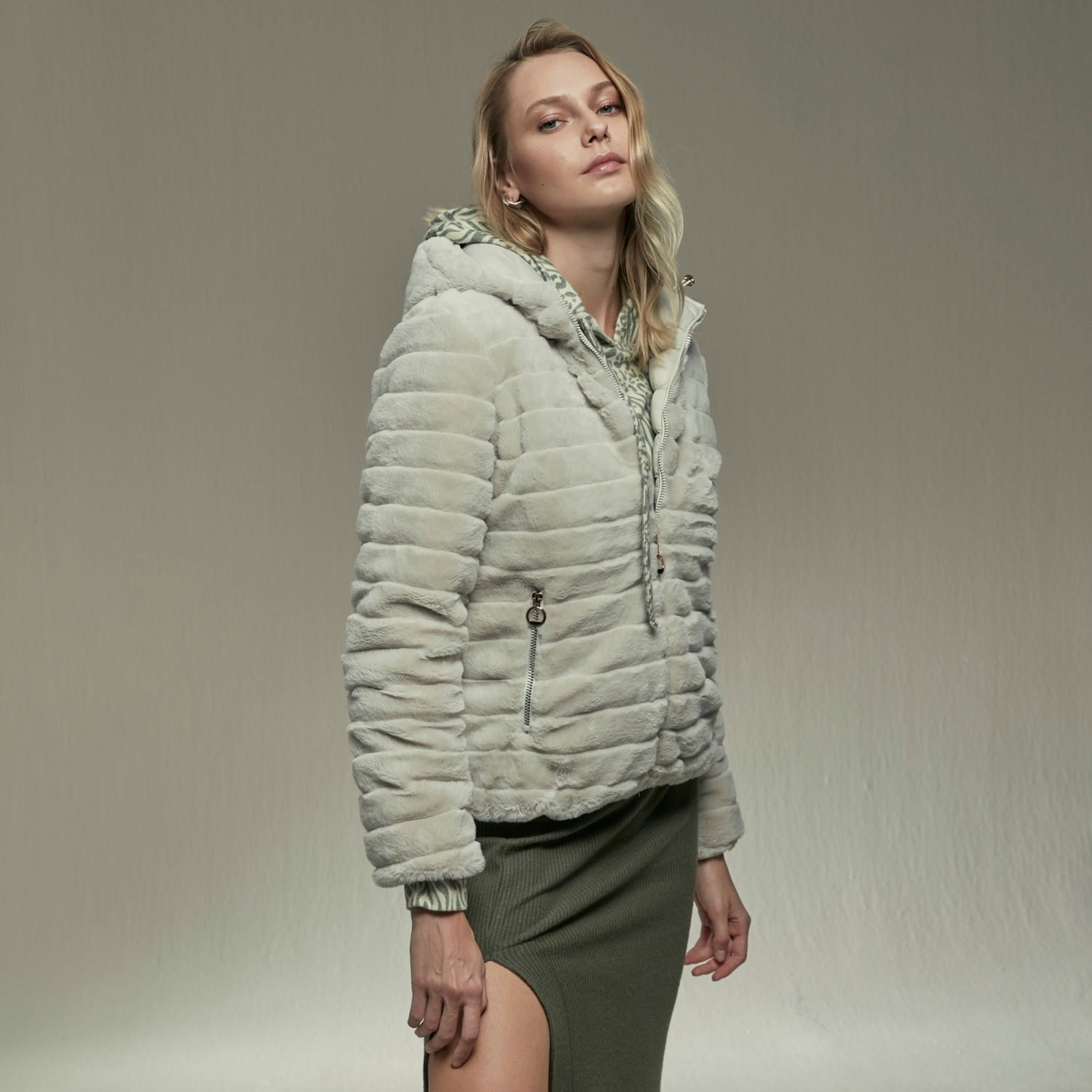 ÇİFT TARAFLI SUNİ KÜRK MONT CEKET