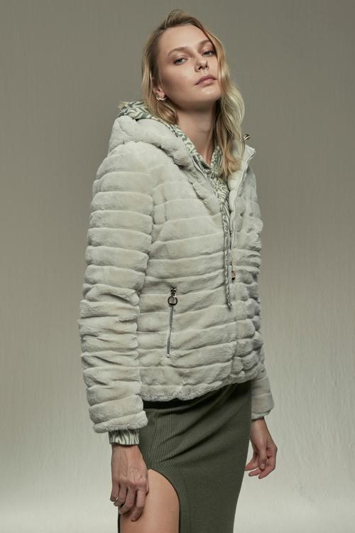  ÇİFT TARAFLI SUNİ KÜRK MONT CEKET