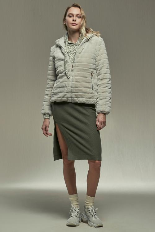  ÇİFT TARAFLI SUNİ KÜRK MONT CEKET