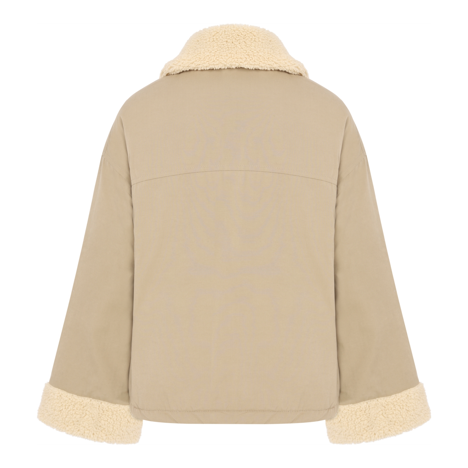 PELÜŞ DETAYLI MONT CEKET