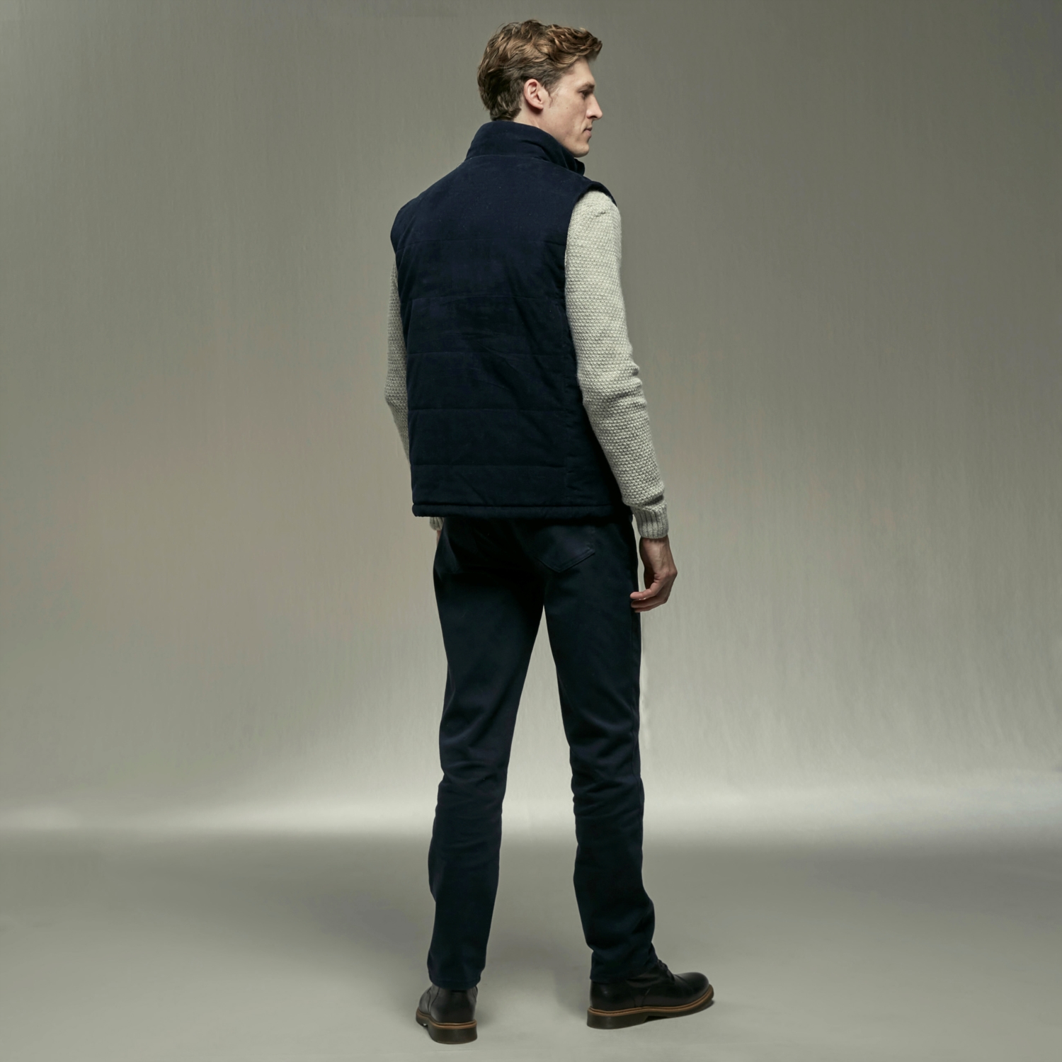 DİK YAKA PAMUK YELEK