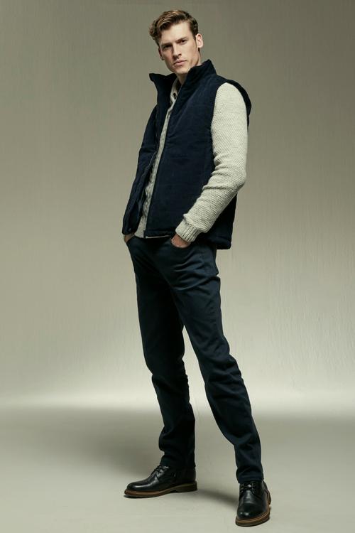  DİK YAKA PAMUK YELEK