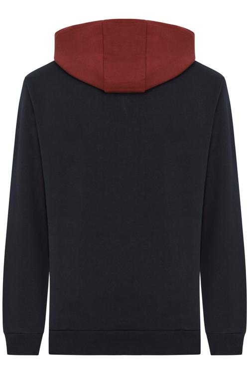  REENKLİ ŞERİTLİ KAPÜŞONLU SWEATSHIRT