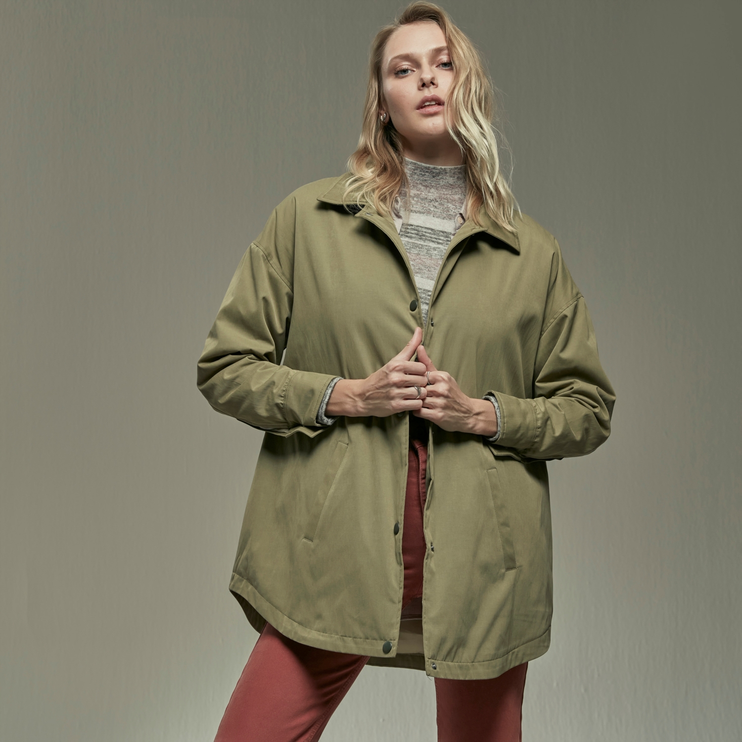 OVERSIZE İNCE MONT CEKET