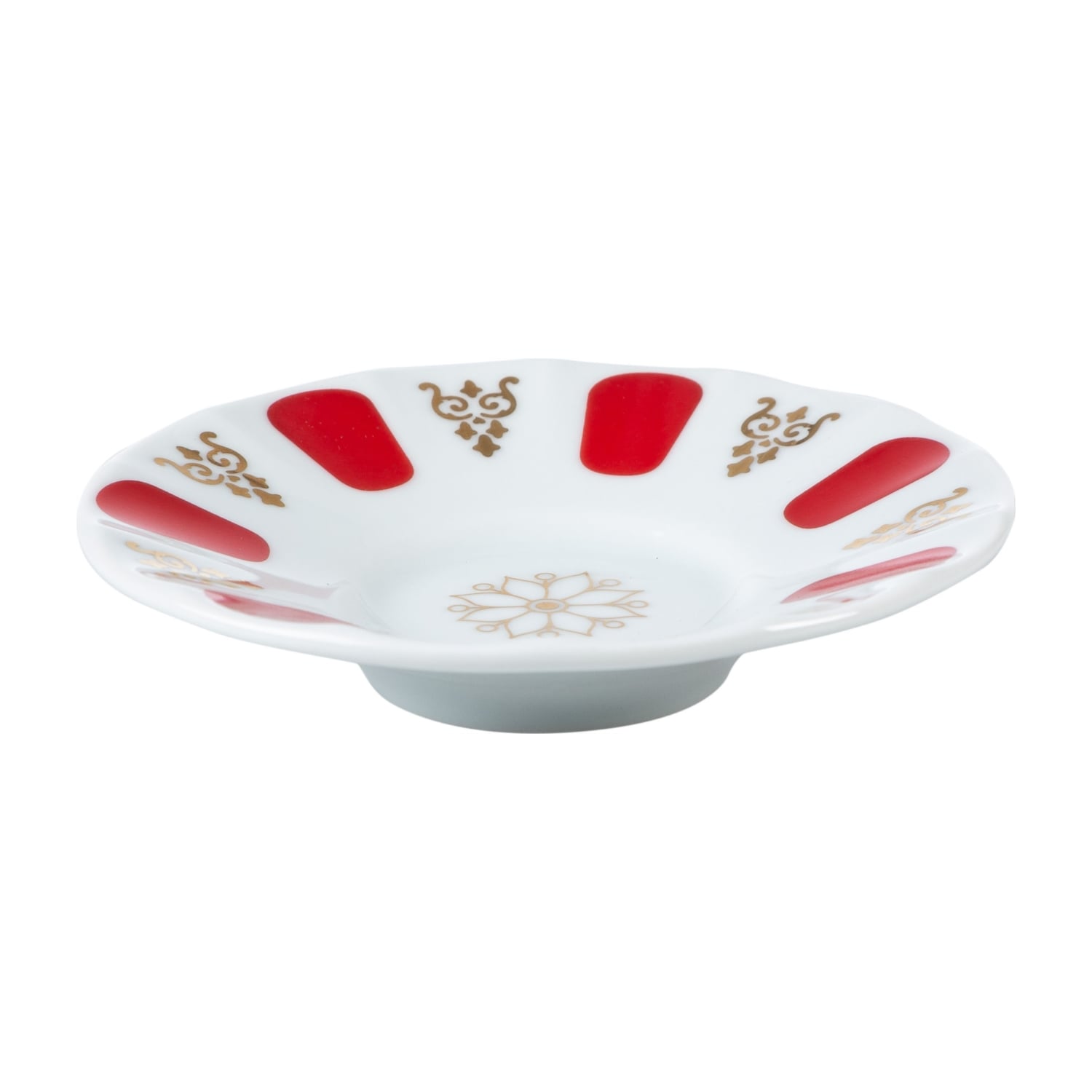 ACEM ÇAY TABAĞI 11CM -KIRMIZI