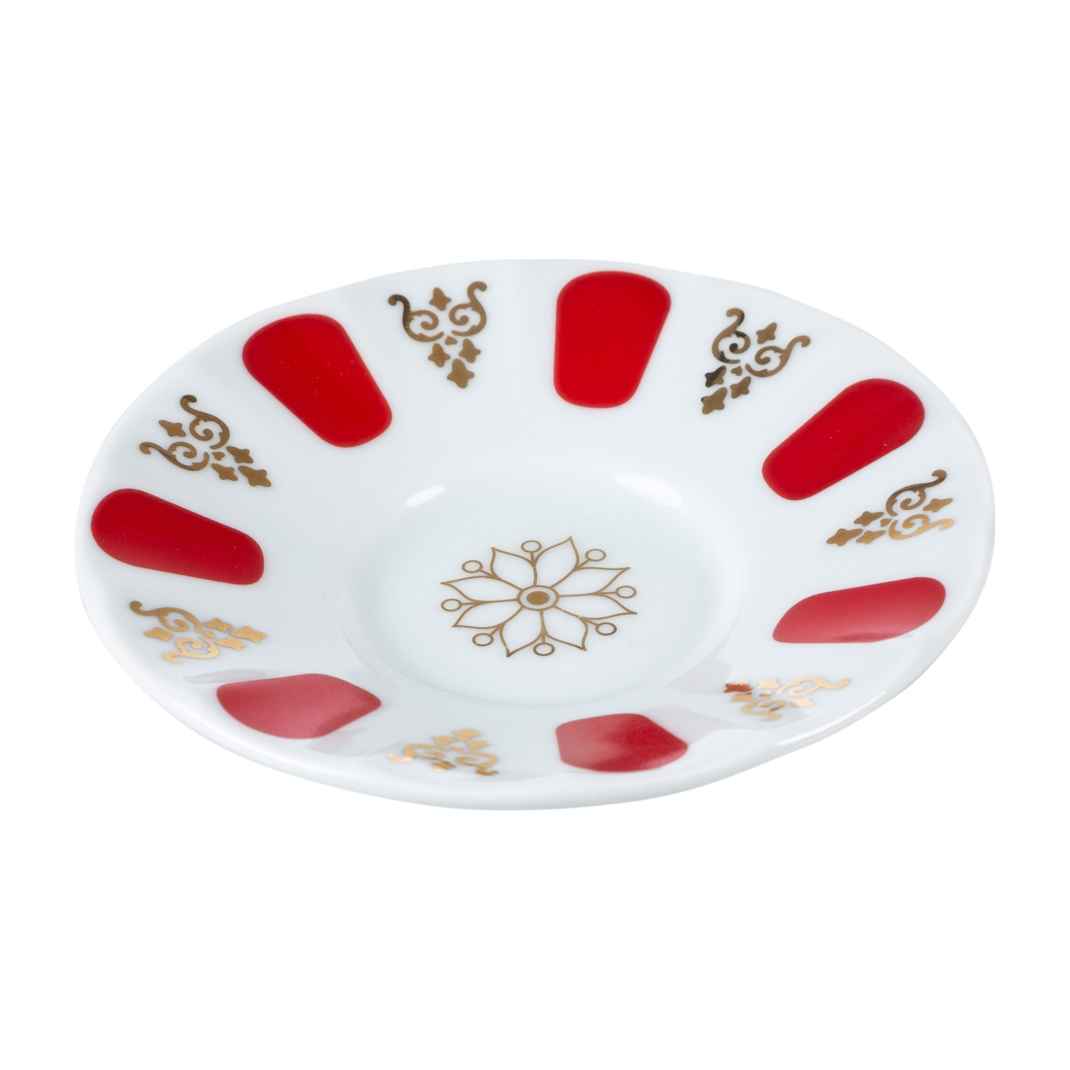 ACEM ÇAY TABAĞI 11CM -KIRMIZI