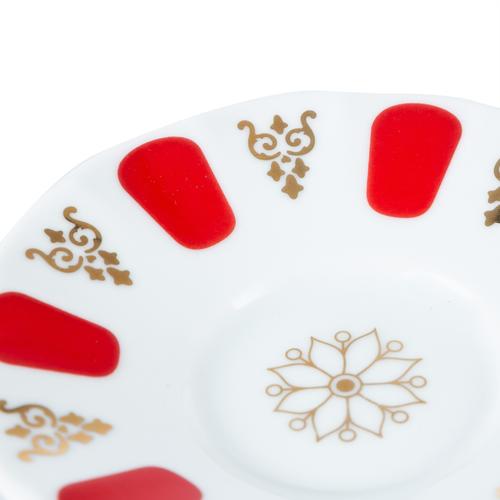  ACEM ÇAY TABAĞI 11CM -KIRMIZI