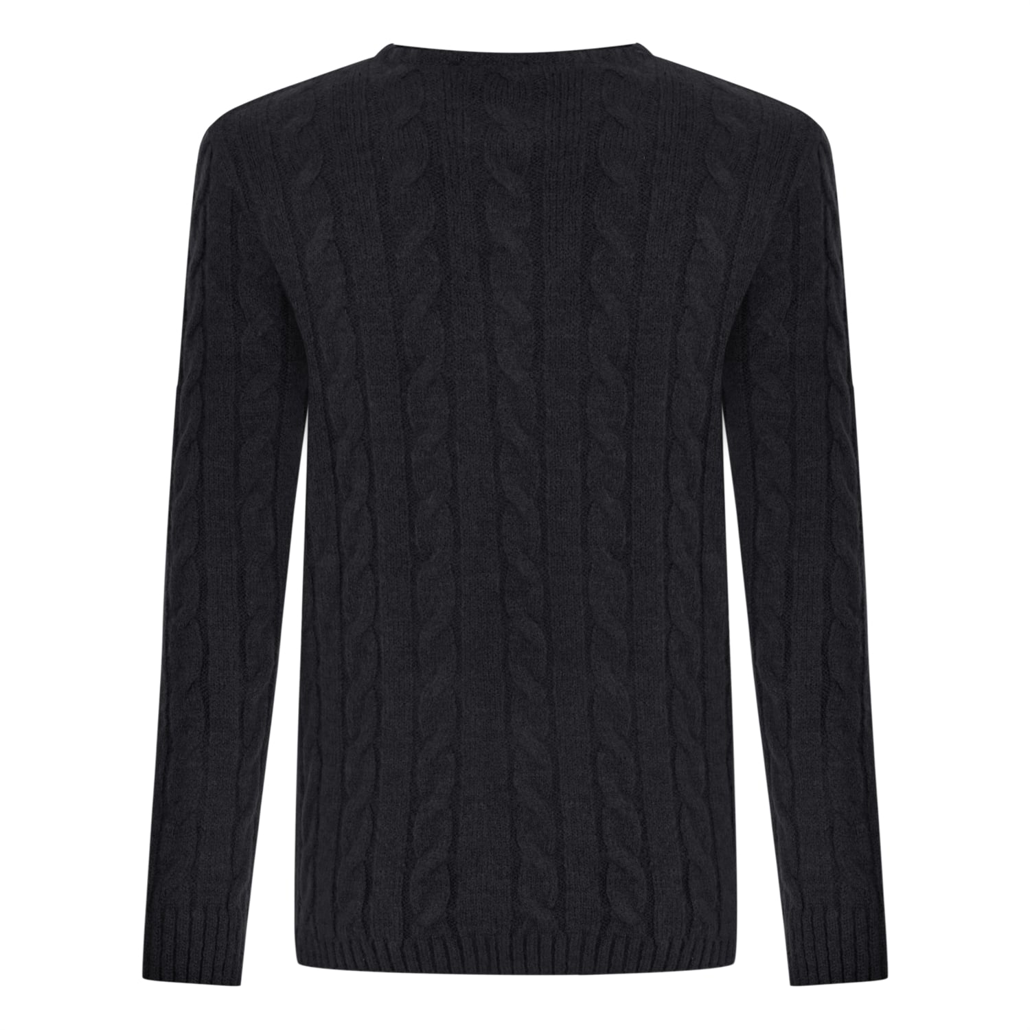 BİSİKLET YAKA ÖRGÜ DETAYLI KAZAK