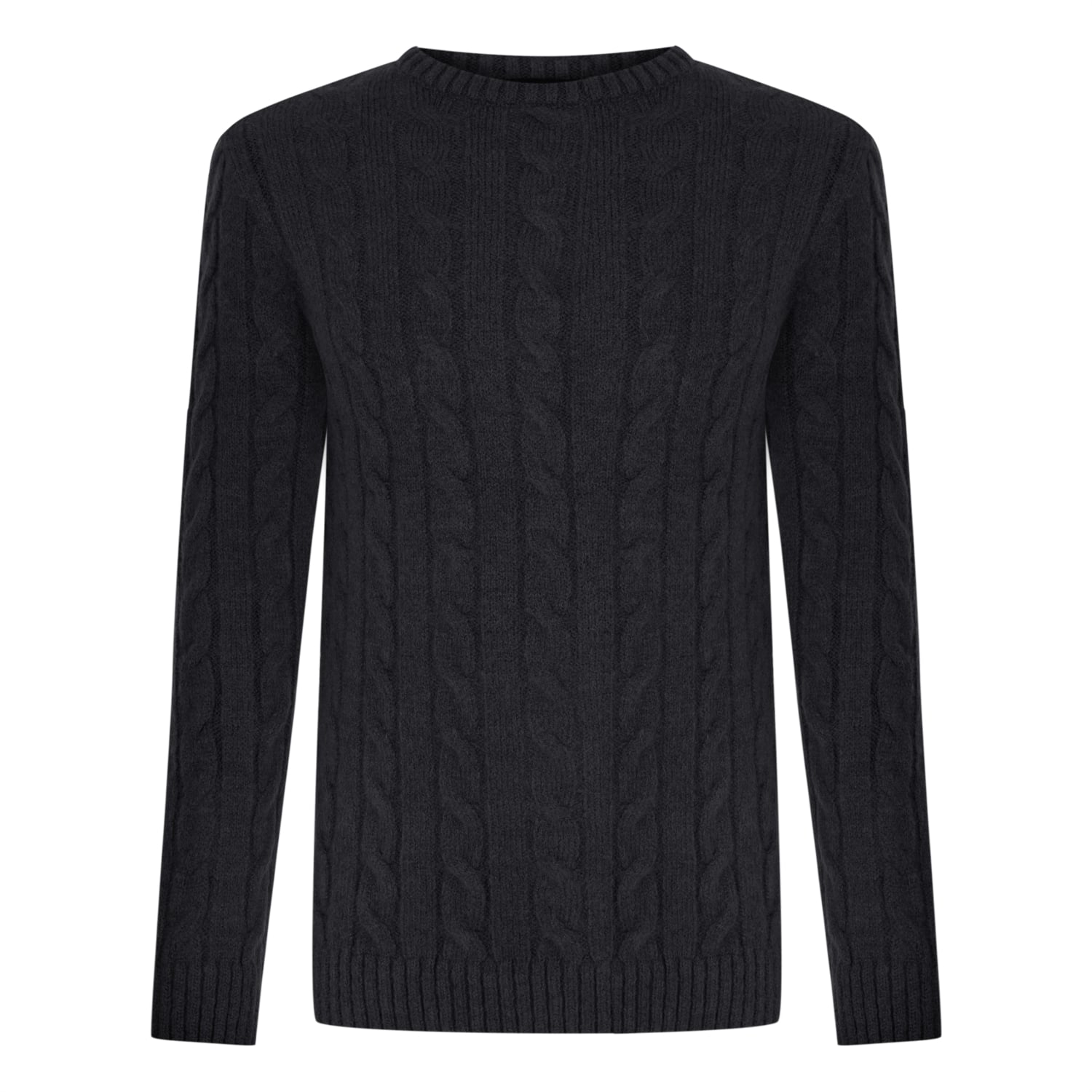 BİSİKLET YAKA ÖRGÜ DETAYLI KAZAK