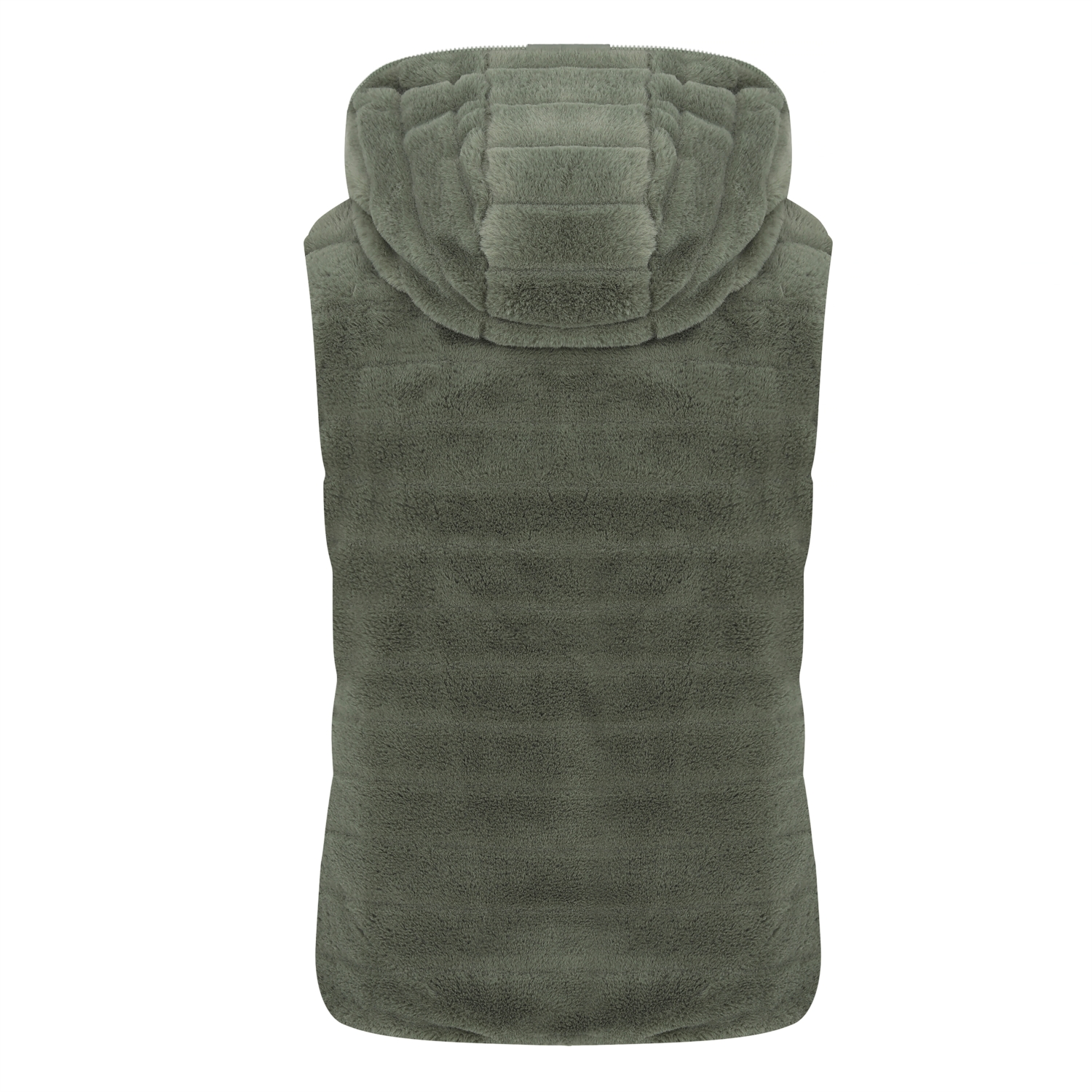 KAPÜŞONLU PELUŞ YELEK