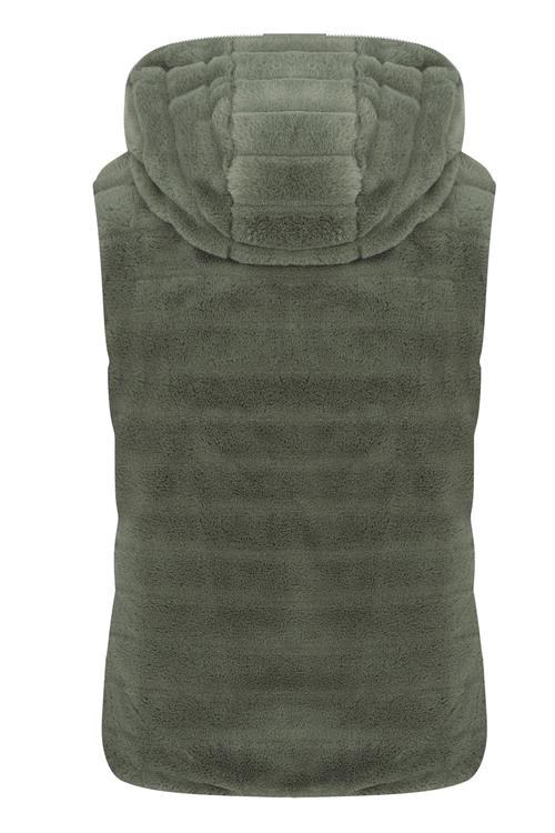  KAPÜŞONLU PELUŞ YELEK