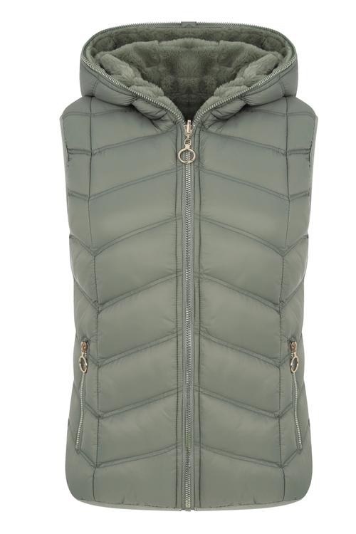  KAPÜŞONLU PELUŞ YELEK