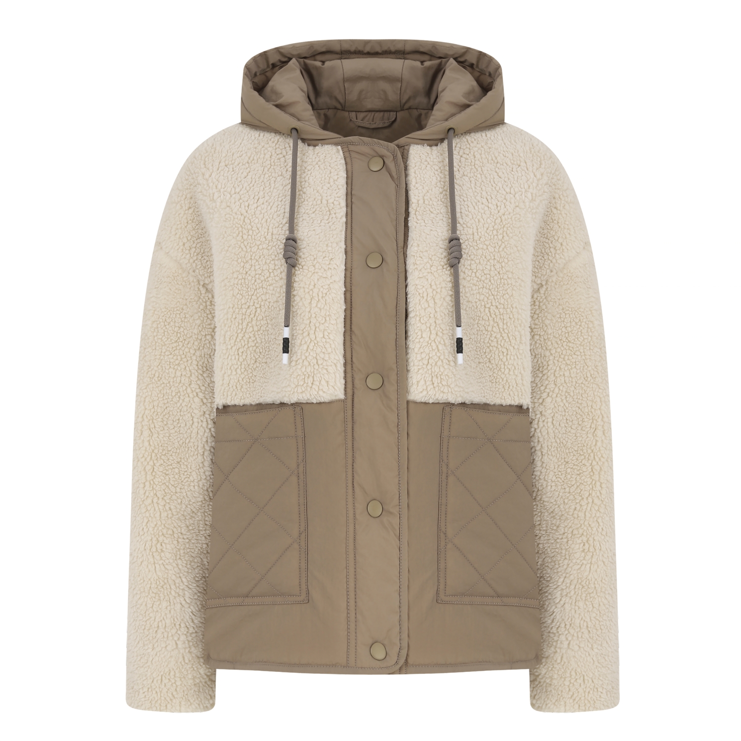 PELÜŞ KAPİTONE DETAYLI MONT CEKET