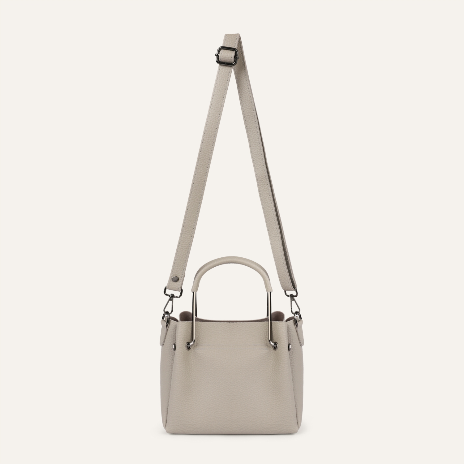 METAL SAPLI ÇAPRAZ ASKILI EL ÇANTASI